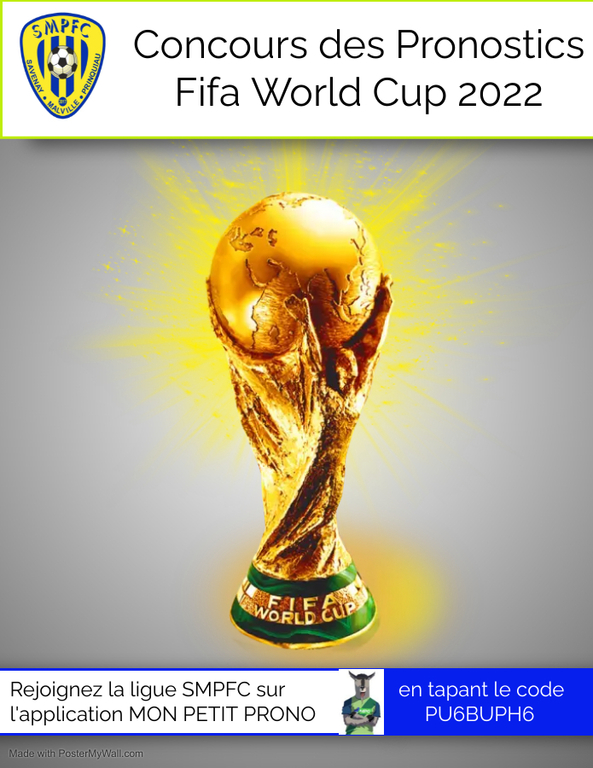 Concours de Pronostics Fifa Coupe du Monde 2022: Rejoignez la Ligue SMPFC