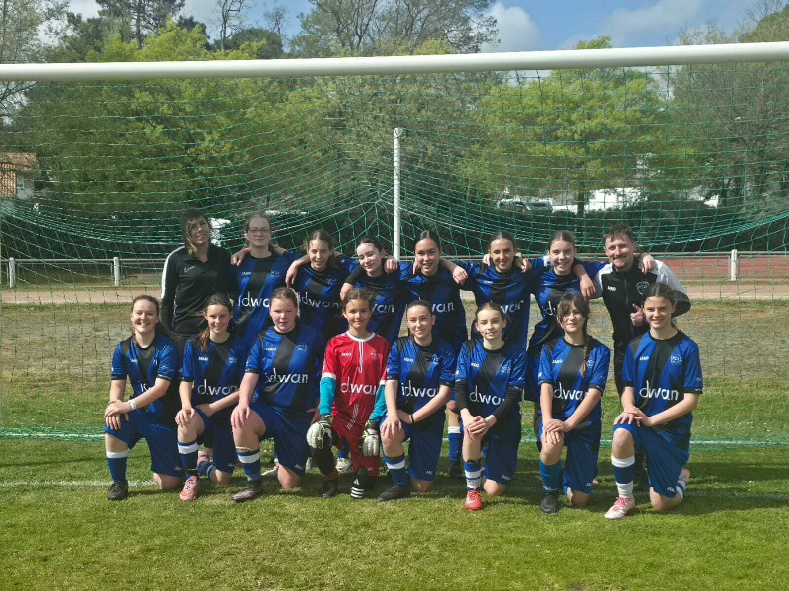 Les U15F en quarts de finale 🟡🔵