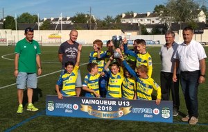 Vainqueur du tournoi U13 de Blain