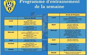 Retrouvez le programme de la semaine au Smpfc 