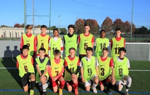 4 joueurs U15 en détection de District 