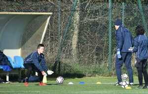 Gabin (U13) en perfectionnement gardien de but à la Ligue puis au District 