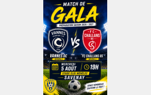 Match de gala Vannes OC vs FC Challans 85