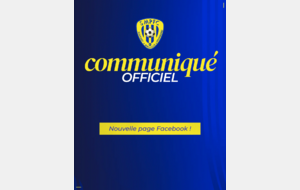COMMUNIQUÉ OFFICIEL