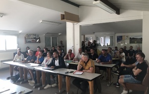 Belle assemblée lors de cette réunion de rentrée du SMPFC