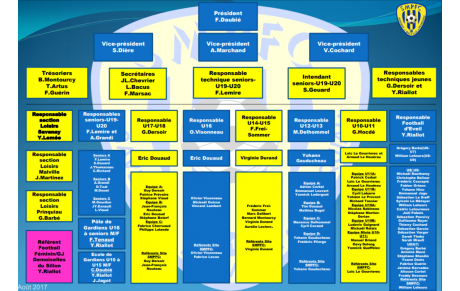 Organigramme sportif en ligne
