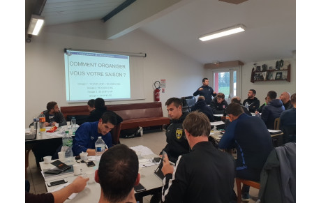 Formation CFF2 de la FFF à SAVENAY du 28/10 au 31/10/2019.