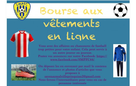 Bourse aux vêtements en ligne 
