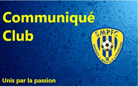 Communiqué COMITE DIRECTEUR
