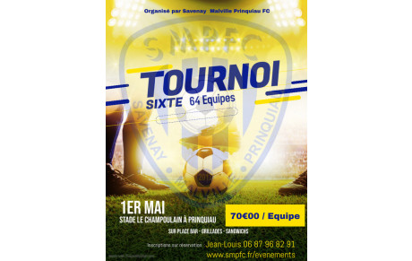 Pensez à vous inscrire au tournoi de sixte du 1er mai 