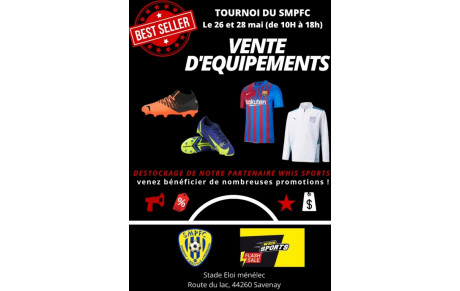 Bon plan SMPFC: Grand Destockage Whis Sport lors de nos tournois 