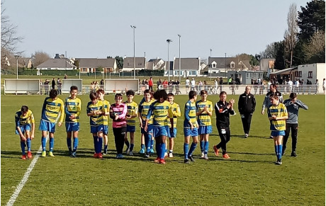 Fin de l'aventure pour les U15 en Coupe de District 