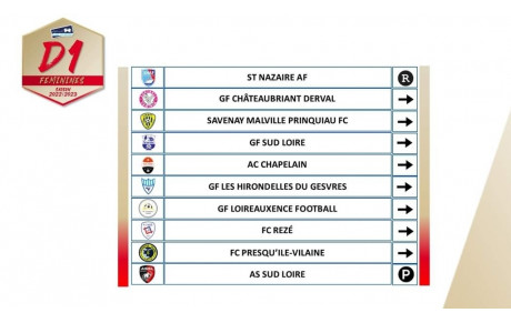 Le groupe de D1 féminine