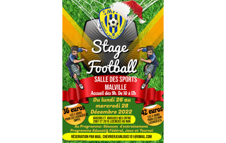 Stage de vacances de Noël en salle à Malville pour les U8 à U15 Garçons et Filles 