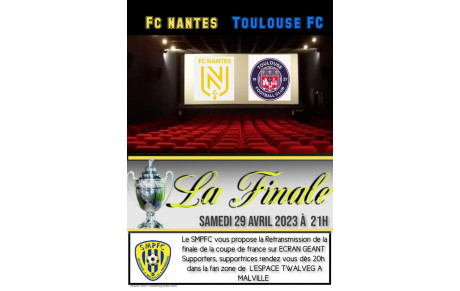 Retransmission de la Finale de la Coupe de France sur écran Géant à Malville 