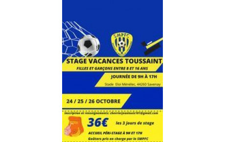 Stage de la toussaint