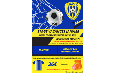 Stage de janvier