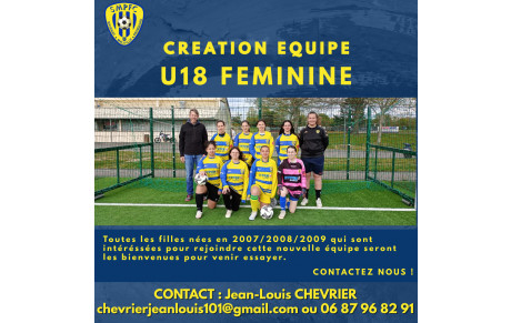Recrutement U18F 🟡🔵