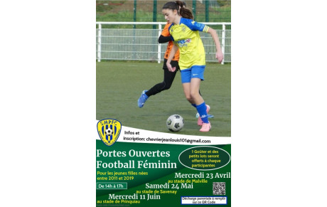 Portes Ouvertes Football Féminin 🟡🔵