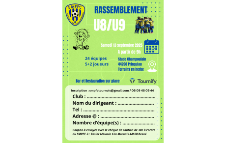 Le SMPFC organise son rassemblement U8/U9 🟡🔵