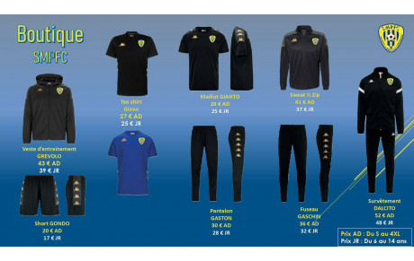 🎉 Lancement de la Boutique Officielle SMPFC 2025 / 2026 ! ⚽️ 🟡🔵