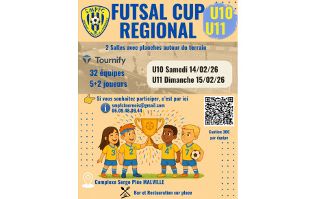 🏆 FUTSAL CUP RÉGIONAL SMPFC – ÉDITION 2026 ! ⚽️