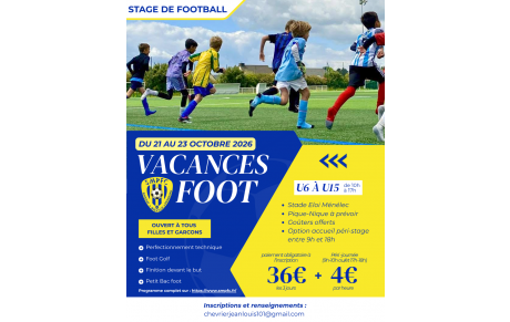 Vacances 100% foot 🟡🔵