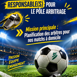 Recherche Responsable Pôle Arbitrage 🟡🔵